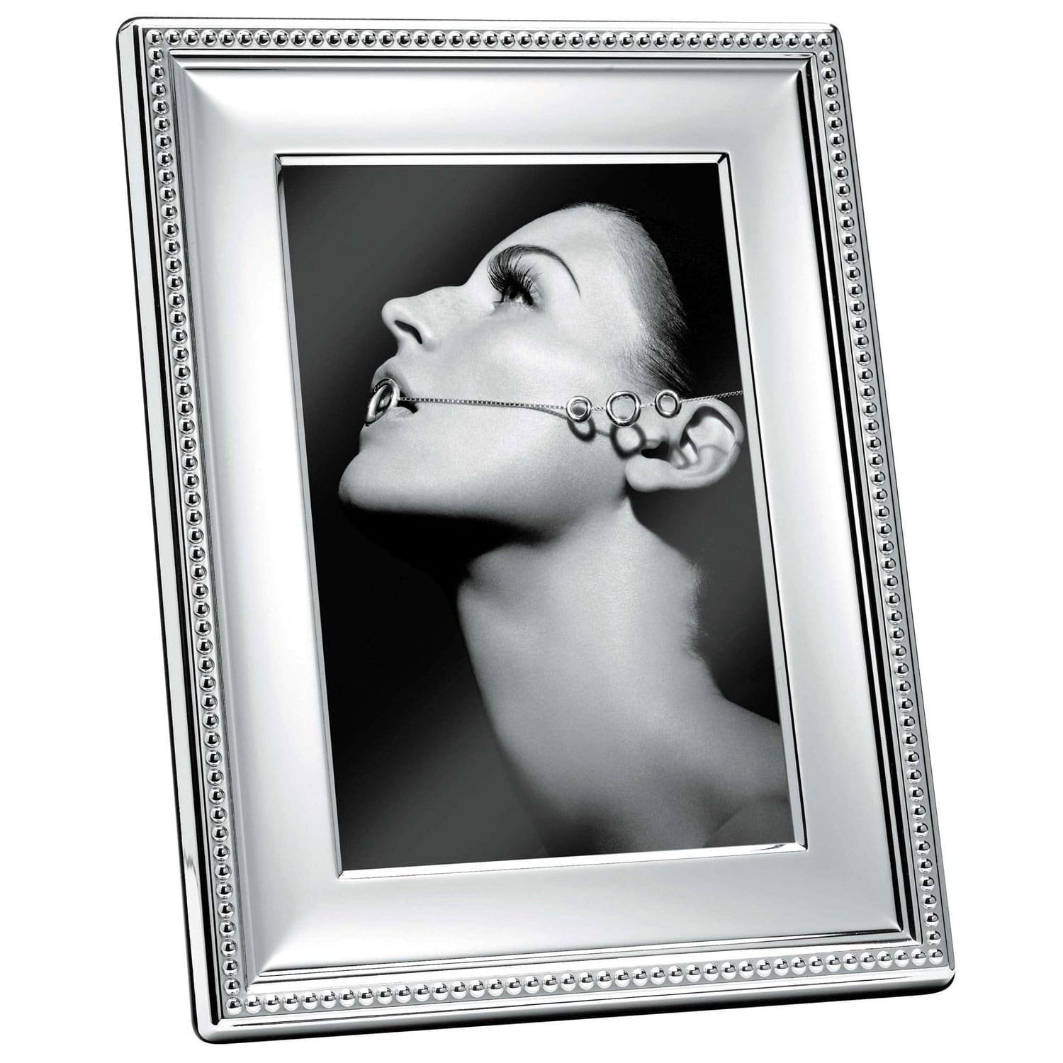 Christofle Perles 7 inch x 9.5 Inch frame Gearys wedding registry ideas