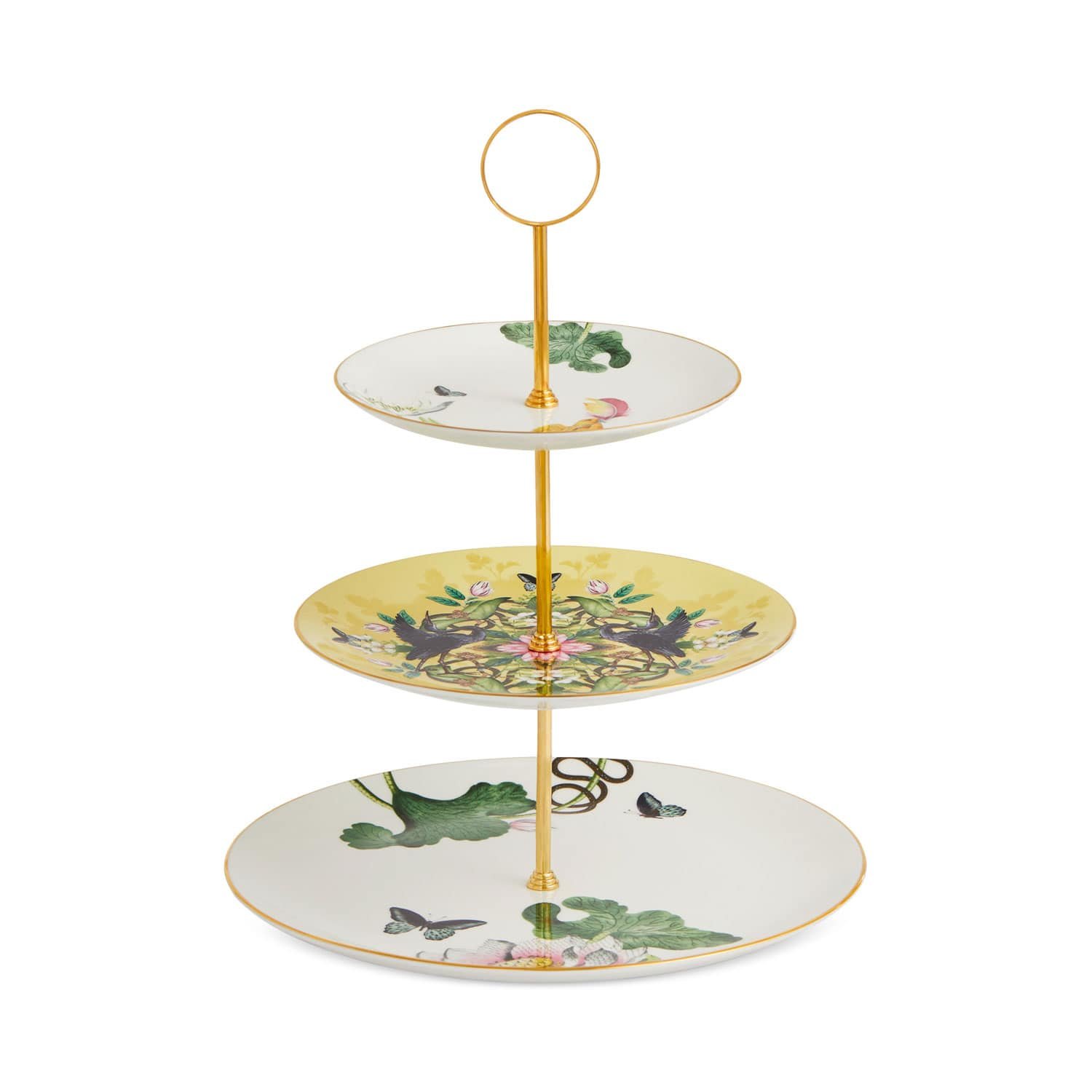 Wedgwood Wonderlust
Waterlily three-tier cake stand Bloomingdale’s wedding registry ideas